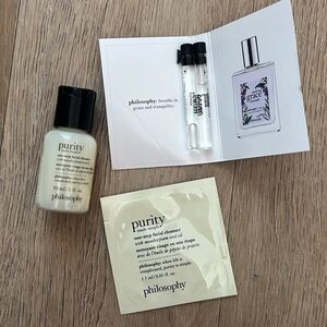 Philosophy Bundle: Amazing Grace Perfume, Purity Facial Cleanser